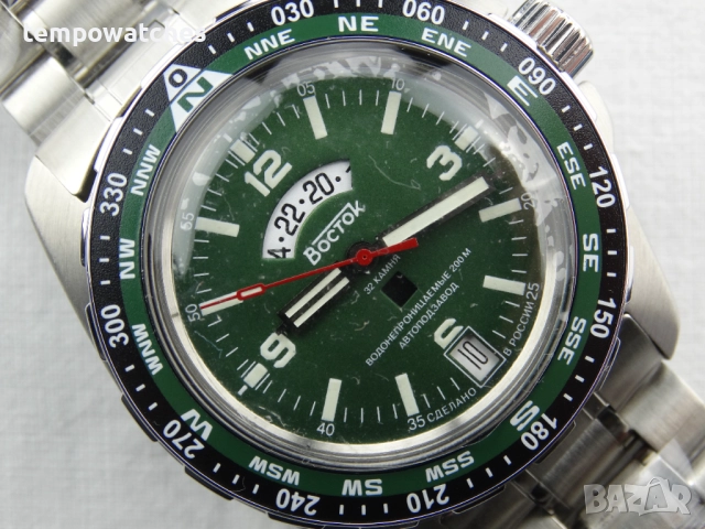 ВОСТОК АМФИБИЯ АВТОМАТИЧЕН- "Турист" ref: 14053Б, снимка 14 - Мъжки - 48898708