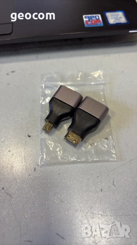 Mini HDMI към HDMI преходник (Чисто нов), снимка 2 - Кабели и адаптери - 51823553