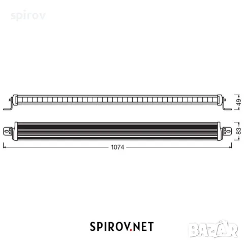 LED бар OSRAM LEDriving FX1000-CB SM GEN 2 12/24V 800lm 6000K, снимка 6 - Аксесоари и консумативи - 55745838