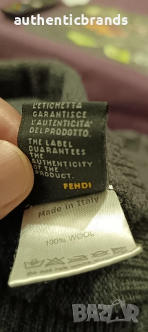 Мъжки пуловер Fendi винтидж оригинал, снимка 7 - Пуловери - 52925547