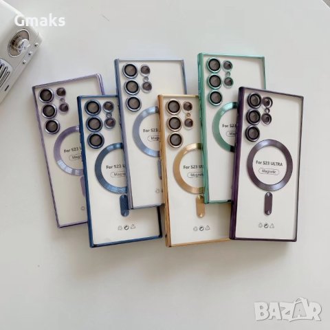 MagSafe Кейс за Apple iPhone 14 /13/12/11/8 SAMSUNG S22,S23/plus/ultra, снимка 3 - Калъфи, кейсове - 41595534