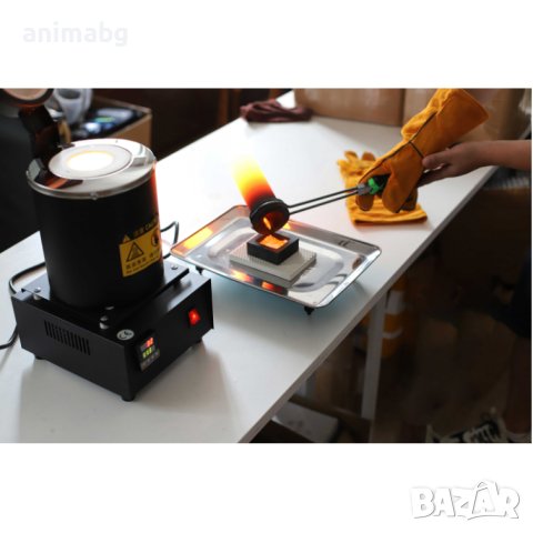 ANIMABG Пещ за топене на метал с екран с LED дисплей, Инструмент за производство на бижута, снимка 6 - Други машини и части - 41380397