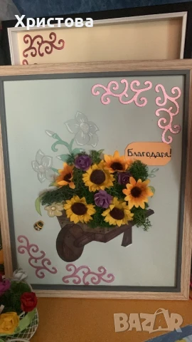 Ръчно изработени 3Д картини със скандинавски мъх, снимка 13 - Картини - 51099815