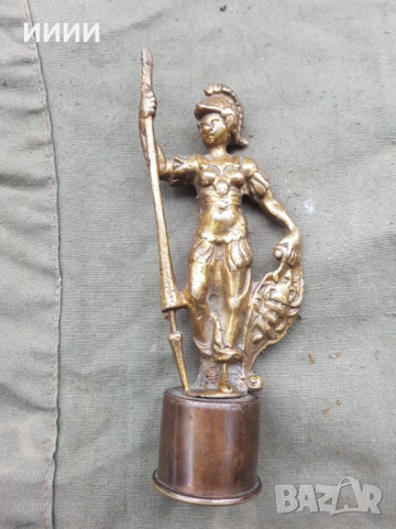 Бронзова пластика статуетка Марс, снимка 3 - Антикварни и старинни предмети - 53396308