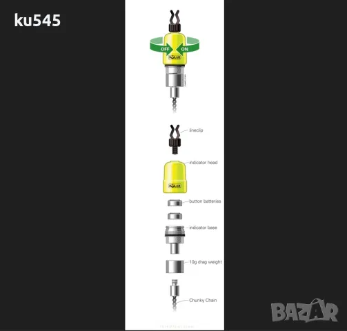 Solar Power glow indicator head - светещи глави за обтегачи / индикатори, снимка 2 - Такъми - 50146744