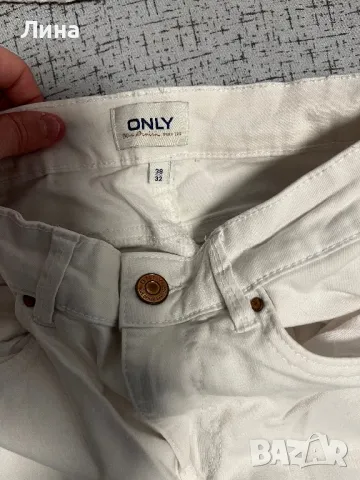 Бели карго дънки Only , снимка 2 - Дънки - 49106766