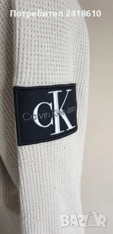 Calvin Klein Cotton Knit Mens Size M НОВО! ОРИГИНАЛ! Мъжки Памучен Пуловер!, снимка 1 - Пуловери - 48146496