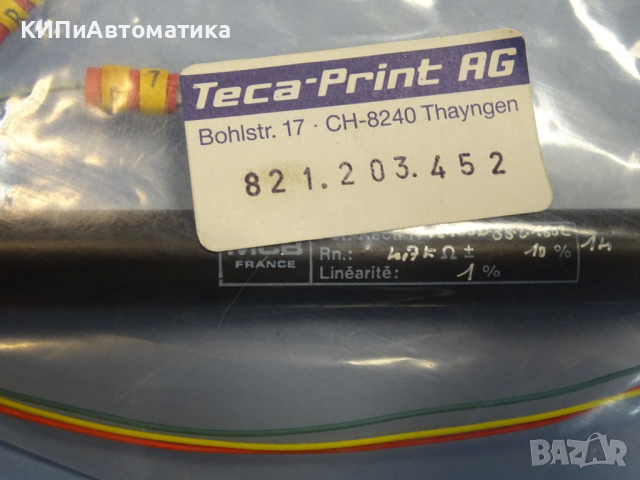 индикатор Teca- Print AG 821.203.452, снимка 2 - Резервни части за машини - 44601688