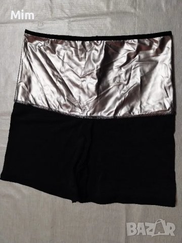 BORN UNCOMMON L/ XL  Черен къс клин с висока талия , снимка 5 - Бельо - 49693649