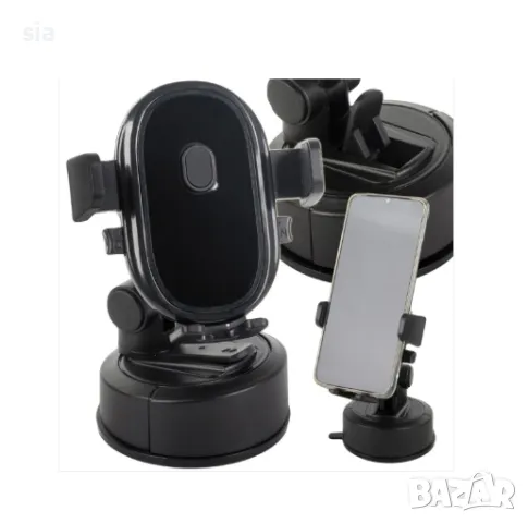 Стойка за телефон за кола, Поставка с вендуза, снимка 4 - Аксесоари и консумативи - 49723242