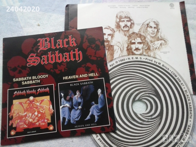 Black Sabbath – Sabbath Bloody Sabbath/Heaven And Hell 2 in 1 матричен диск