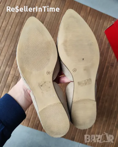 Обувки s. Oliver , естествен велур 38 номер , снимка 2 - Дамски ежедневни обувки - 49889314