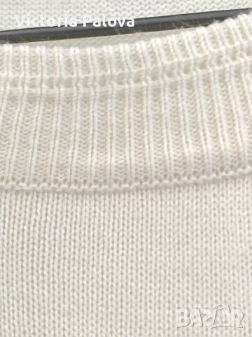 Красива блуза екрю FASHION EXTRA , снимка 5 - Блузи с дълъг ръкав и пуловери - 42532749