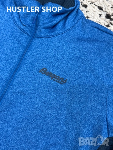 Мъжко BERGANS OF NORWAY MICROFLEECE. Размер L, снимка 2 - Спортни дрехи, екипи - 53088365