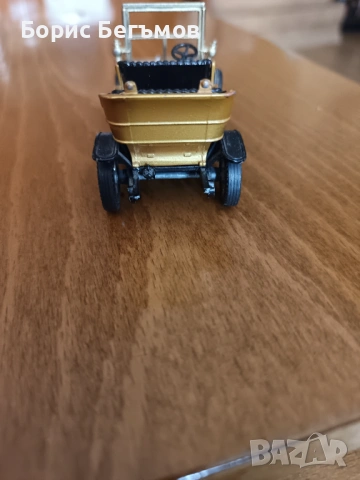 Количка Lesney-Matchbox-Models of Yesteryear1907 Peugeot, снимка 5 - Колекции - 53510620
