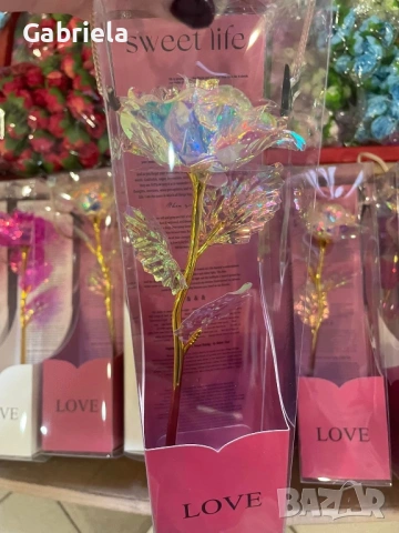 Подарък за 14 февруари, снимка 2 - Изкуствени цветя - 53353559