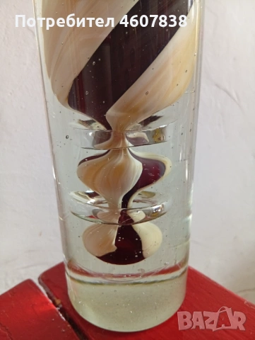 Ваза murano 23 см, снимка 2 - Декорация за дома - 53664228