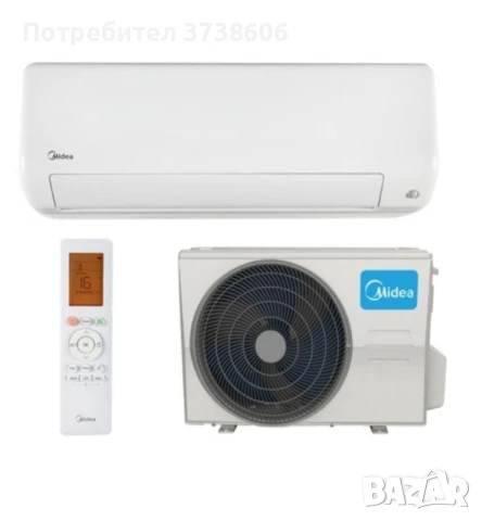 Инверторен климатик Midea All easy Pro nor, снимка 5 - Климатици - 51068167