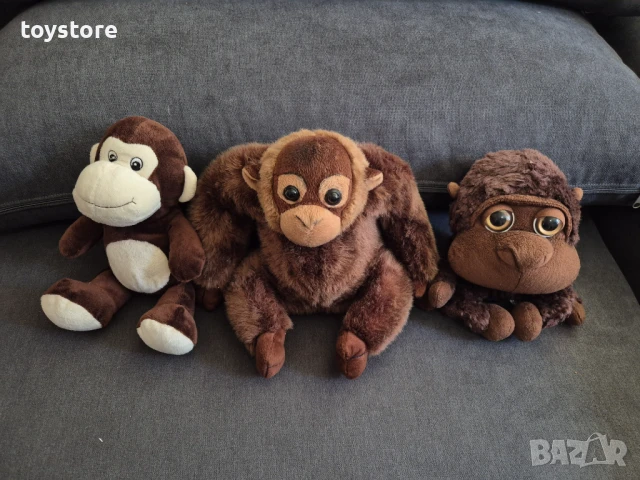 Лот Плюшени играчки Маймунки