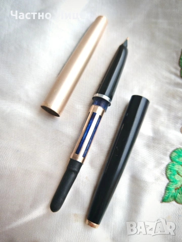 Изключително Рядка Колекционерска Писалка CНULIMA със Златно Перо 1960те г, снимка 2 - Колекции - 53428818