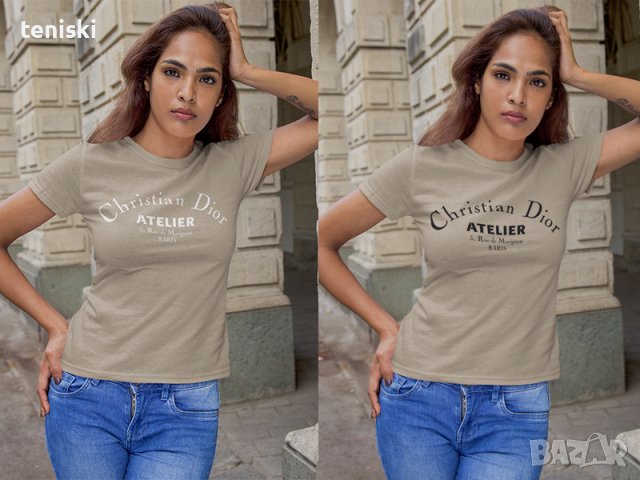 Тениски Christian Dior Модели цветове и размери , снимка 2 - Тениски - 32154451