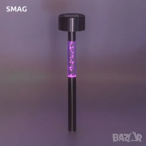 Слънчев фенер соларна лампа с редуващи се цветове 24.5см S_1165189, снимка 3 - Соларни лампи - 49904805