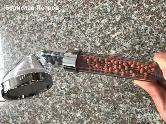 СПА душ слушалка с германиий и турмалин / Размерът и е универсален, снимка 2 - Душове - 56007571