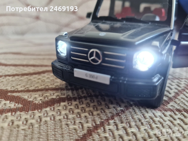 Метална количка Mecedes Benz G 350, снимка 5 - Колекции - 51594404