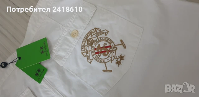 La Martina Marine Cotton Twill Slim Fit Mens Pant Size 36 -  НОВО! ОРИГИНАЛ! Мъжки Летен Панталон!