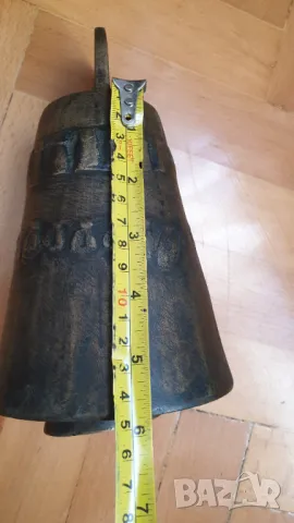 Стар бронзов чан номер 13, снимка 8 - Антикварни и старинни предмети - 47388555