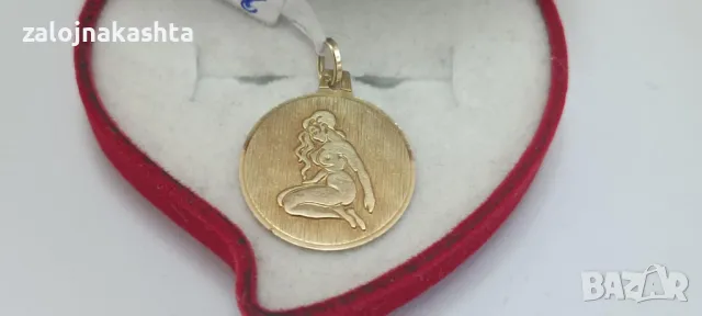 Златна зодия дева-2,28гр/14кр