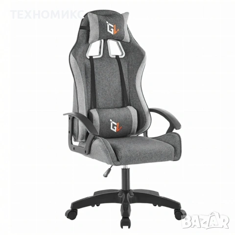 Геймърски стол за бюро, с поддръжка за крака, регулиране на височината, снимка 14 - Столове - 53065963