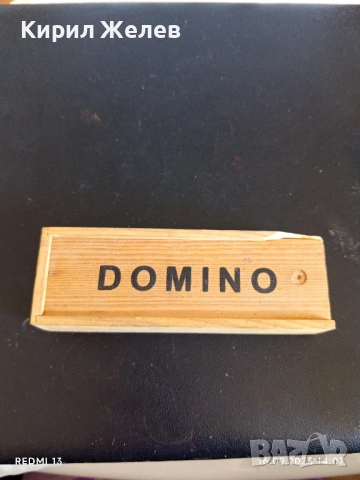 Ретро игра ДОМИНО в дървена кутия за КОЛЕКЦИЯ ДЕКОРАЦИЯ 51324