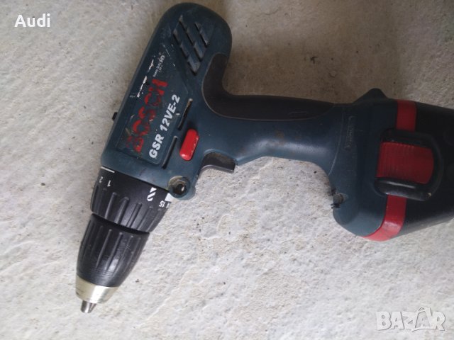 Винтоверт BOSCH GSR12-VE2 Професионалната синя серия BOSCH Боди, зарядно батерия. Made in Switzerwan, снимка 6 - Винтоверти - 41424267