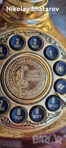 Ретро телефон , снимка 2 - Антикварни и старинни предмети - 52749647