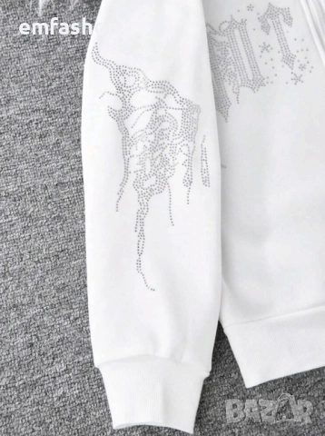 Детски суичър бял/розов 134 см./9г., снимка 10 - Детски анцузи и суичери - 51988826