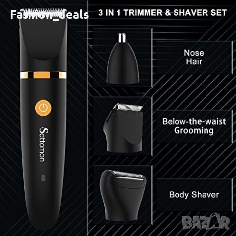 Нов Електрически тример машинка за подстригване на коса брада за мъже, снимка 7 - Друга електроника - 41442210