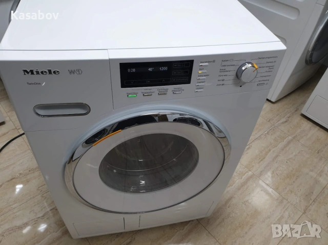 Miele W1 TwinDos Пералня Миеле 12м Гаранция, снимка 13 - Перални - 53842748