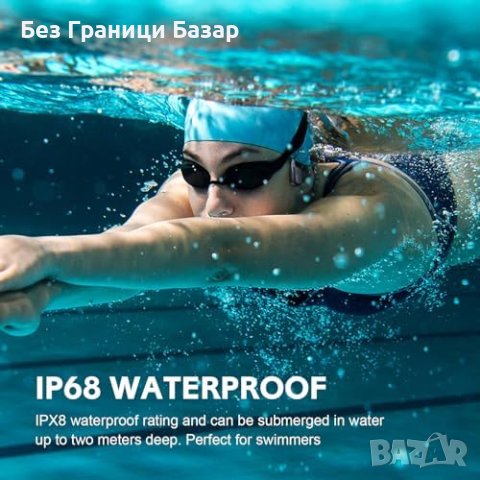 Нови Водоустойчиви Bluetooth Безжични слушалки Спортни костна проводимост, снимка 3 - Слушалки, hands-free - 44498528