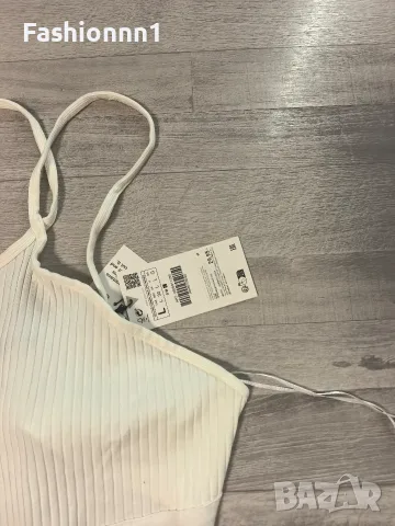 Бяло боди Zara с етикет , снимка 3 - Корсети, бюстиета, топове - 55824294