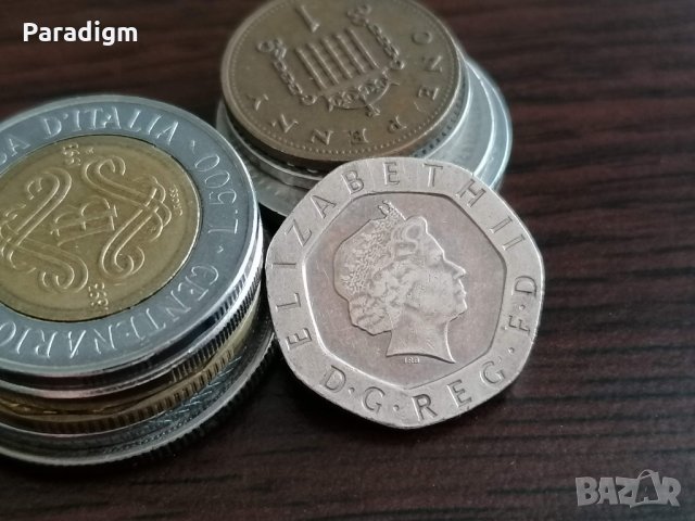 Монета - Великобритания - 20 пенса | 2002г., снимка 2 - Нумизматика и бонистика - 34715545