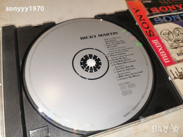 RICKY MARTIN CD 0202261959, снимка 2 - CD дискове - 53328479