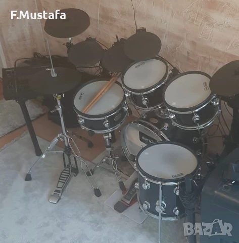 електронни барабани Drum-tec със модул Roland TD 50, снимка 1