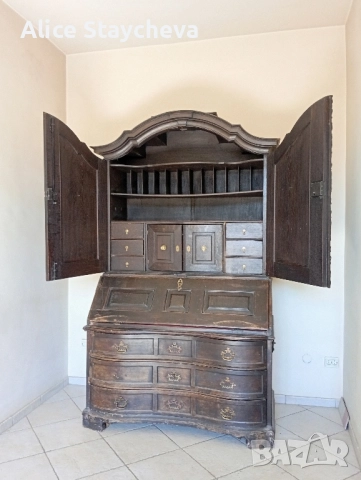 Старинно бюро / секретер , снимка 2 - Антикварни и старинни предмети - 51616999