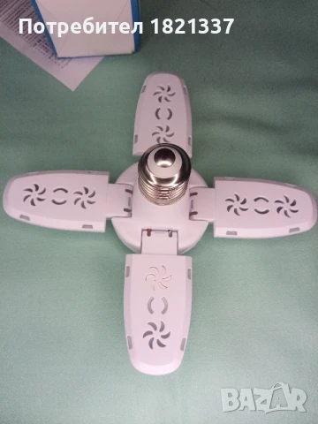 Led лампа с подвижни перки, снимка 3 - Лед осветление - 50530347