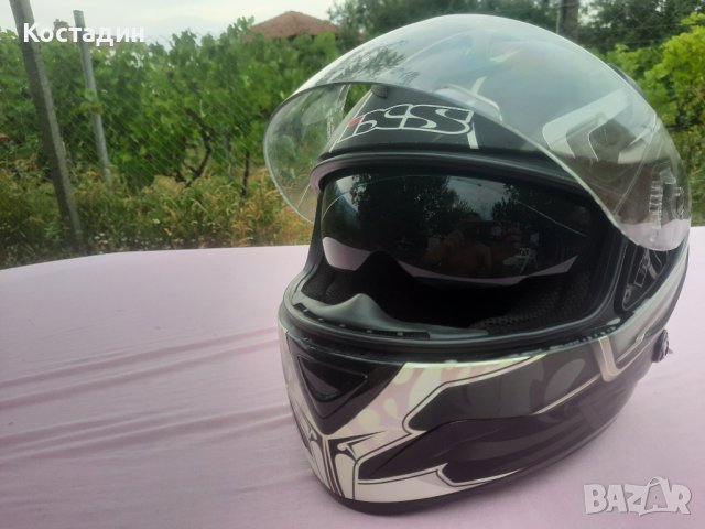 Мото каска IXS Switchblade размер 57см. М  , снимка 8 - Аксесоари и консумативи - 42192935