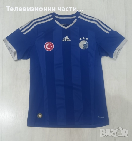 Футболна тениска на Fenerbahce Фенербахче трети екип от сезон 2014/2015 Adidas H78979 размер M, снимка 3 - Спортни дрехи, екипи - 51641743