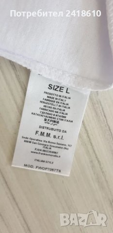 Frankie Morello Italy Cotton Womens Size M / L НОВО! ОРИГИНАЛ! Дамска Tениска!, снимка 11 - Тениски - 50168866