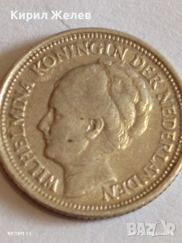 Сребърна монета 10 цента 1936г. Недерландия Кралица Вилхелмина за КОЛЕКЦИЯ 43355, снимка 7 - Нумизматика и бонистика - 53654119