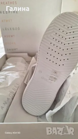 Продавам чисто нови кецове Geox, естествена кожа + дишаща подметка., снимка 4 - Кецове - 49552687